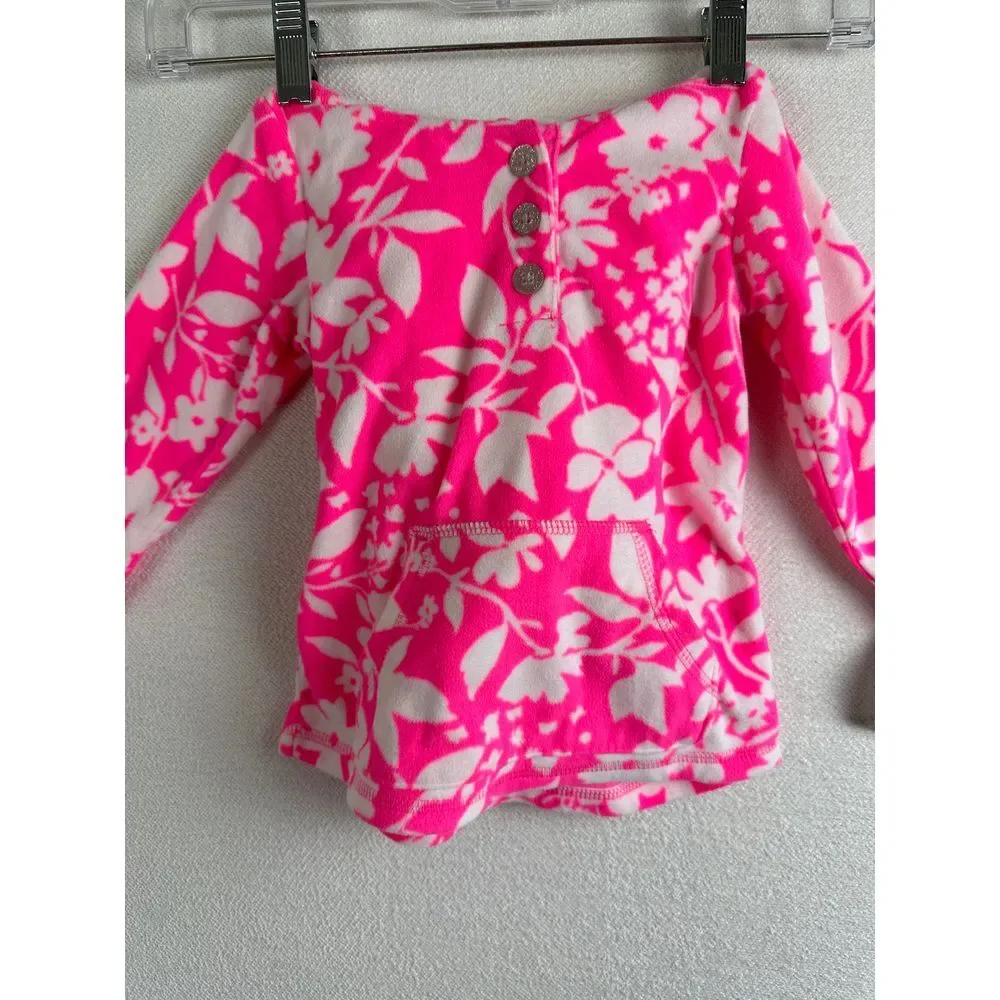 Carter's Towel Hoodie Girls‎ 18 Months Floral NWT